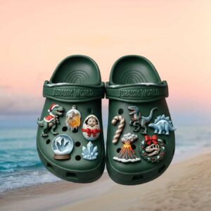 Jurassic World Holiday Edition Classic Clogs