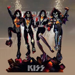 KISS Band Destroyer Era Desktop Ornament