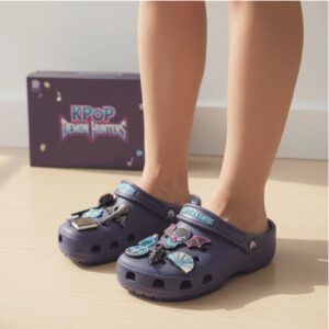 KPop Demon Hunters Crocs Clogs with Charms
