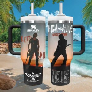 Keith Urban High and Alive World Tour 40oz Tumbler with Handle