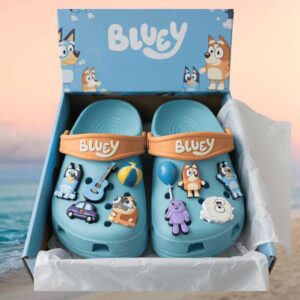 Kids' Crocs Classic Bluey Clog with Jibbitz™ Charms