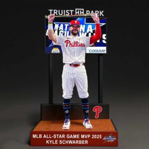 Kyle Schwarber 2025 MLB All Star Game MVP Desktop Ornament