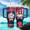 Selena Quintanilla Queen of Tejano Red Sequin Portrait 40oz Tumbler Selena Quintanilla Queen of Tejano Red Sequin Portrait 40oz Tumbler