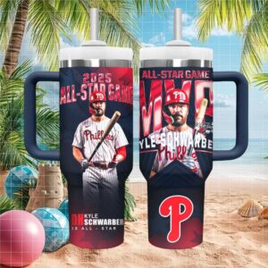 Kyle Schwarber Phillies 2025 All Star Game MVP Commemorative Tumbler
