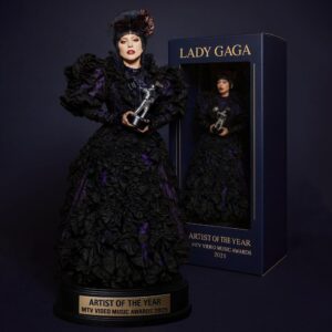 Lady Gaga 2025 VMA Artist of the Year Commemorative Desktop Statue