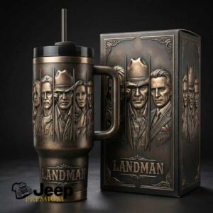 Landman Series Bronze Relief Commemorative Insulated Tumbler with Gift Box