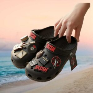 Limited Edition Rock Band Clogs with Jibbitz Charms