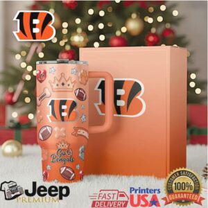 Logo Brands Cincinnati Bengals Stainless Steel Tumbler