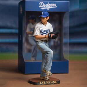 Los Angeles Dodgers Pitcher Action Figure Desktop Display