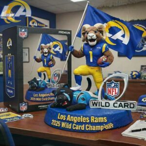 Los Angeles Rams 2025 Wild Card Champions Commemorative Plaque Ornament