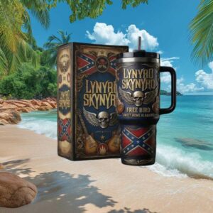Lynyrd Skynyrd Free Bird 3D Sculpted Southern Rock 40oz Tumbler