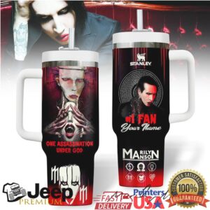 Marilyn Manson One Assassination Under God Stanley Tumbler