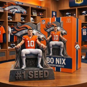 McFarlane Toys NFL SportsPicks Bo Nix Denver Broncos 7 Inch Posed Figure