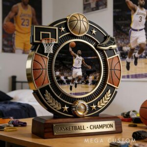 Mega Custom Basketball Champion Desktop Ornaments
