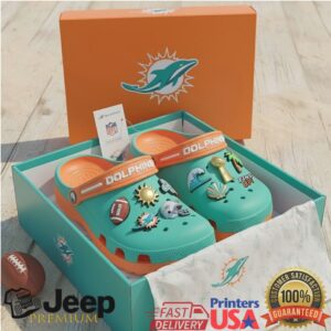 Miami Dolphins Crocs Unisex Classic Clog