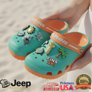 Miami Dolphins Crocs Unisex Classic Clog