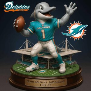 Miami Dolphins Mascot Statue 2025 Season Edition