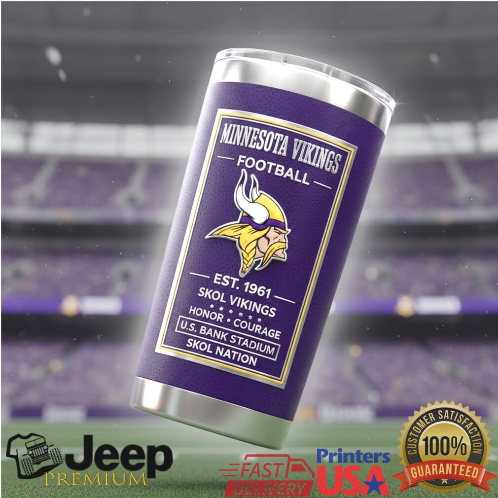 Minnesota Vikings Stainless Steel Insulated Tumbler Minnesota Vikings Stainless Steel Insulated Tumbler