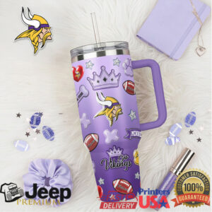 Minnesota Vikings Stainless Steel Tumbler