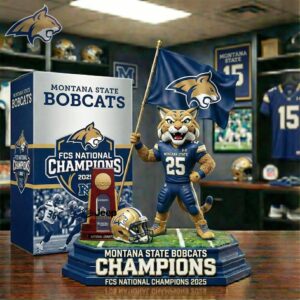 Montana State Bobcats 2025 FCS National Champions Commemorative Desktop Figurine Ornament