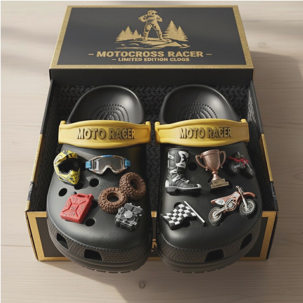 Motocross Racer Limited Edition Clogs Motocross Racer Limited Edition Clogs