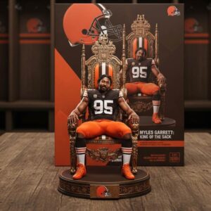 Myles Garrett King of the Sack Limited Edition Desktop Ornament