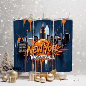 NBA New York Knicks Logo Basketball Sports Jug Tumbler