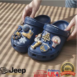 NBA Warriors Elevated Classic Clog