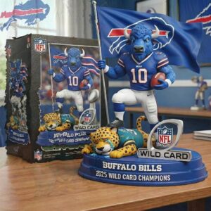 NFL Buffalo Bills Billy Buffalo Mascot Wild Card Ornament NFL Buffalo Bills Billy Buffalo Mascot Wild Card Ornament