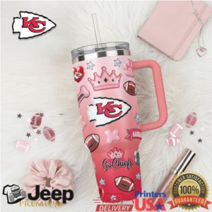 NFL Kansas City Chiefs Bling Insulated Stainless Steel Tumbler