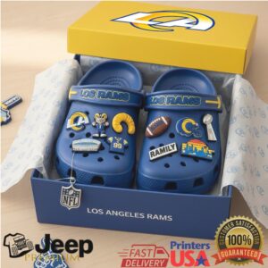 NFL Los Angeles Rams Classic Clogs with Team Charms