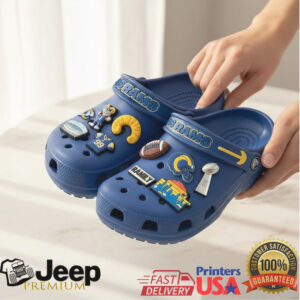 NFL Los Angeles Rams Classic Clogs with Team Charms