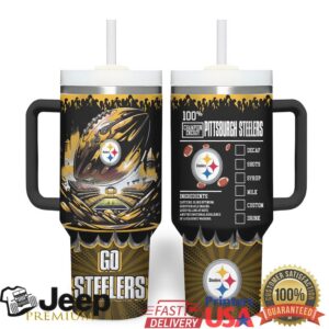 NFL Pittsburgh Steelers Slogan Stainless Tumbler