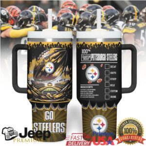 NFL Pittsburgh Steelers Slogan Stainless Tumbler