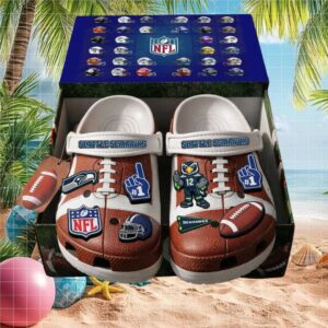 NFL Seattle Seahawks Classic Football Crocs