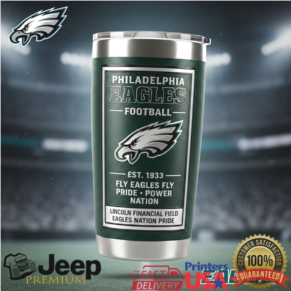 NFL® Philadelphia Eagles Slogan Stainless Tumbler NFL® Philadelphia Eagles Slogan Stainless Tumbler