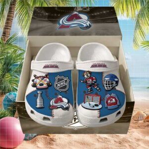 NHL Colorado Avalanche Hockey Team Crocs