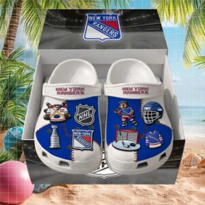 NHL New York Rangers Hockey Team Spirit Crocs