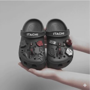 Naruto Shippuden Itachi Akatsuki Cloud Clogs