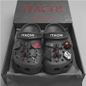 Naruto Shippuden Itachi Akatsuki Cloud Clogs