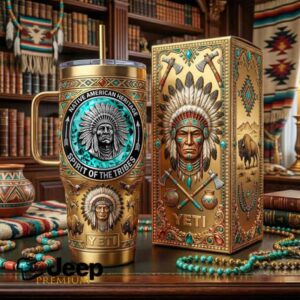 Native American Heritage Spirit of the Tribes 40oz Tumbler with Handle