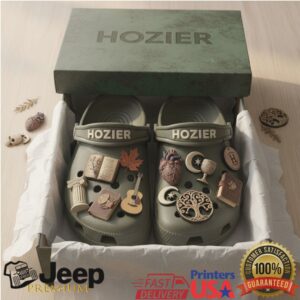 Nature Inspired Hozier Crocs with Jibbitz Charms