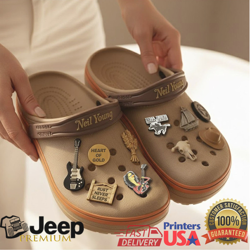 Neil Young x Crocs Classic Clog Heart of Gold Edition Neil Young x Crocs Classic Clog Heart of Gold Edition