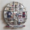 Vintage Style Georgia Bulldogs Themed Acrylic Wall Clock Vintage Style Georgia Bulldogs Themed Acrylic Wall Clock