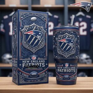 New England Patriots Legacy Collection NFL Football Commemorative Tumbler