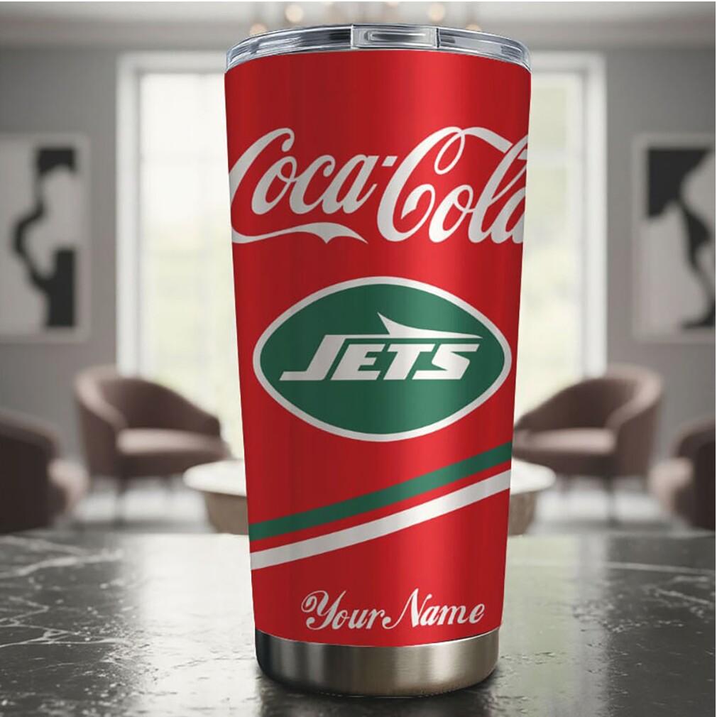 New York Jets x Coca Cola Custom Personalized Name 40oz Drinkware New York Jets x Coca Cola Custom Personalized Name 40oz Drinkware