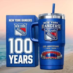New York Rangers 100th Anniversary 1926 2026 Centenary Edition 40oz Tumbler