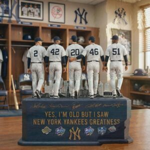 New York Yankees Core Four & Jeter Legacy Ornament Decktop