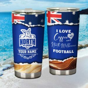 North Melbourne Kangaroos Afl Personalized Tumbler Custom Team Tumbler
