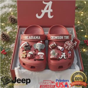 Official Alabama Crimson Tide Jibbitz Charms Set
